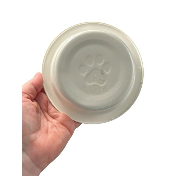 Elevated Pet Feeder x 2 Enamel Bowl Set Oak Hard Wood Base Marble Top Dog Cat - Picture 7 of 14